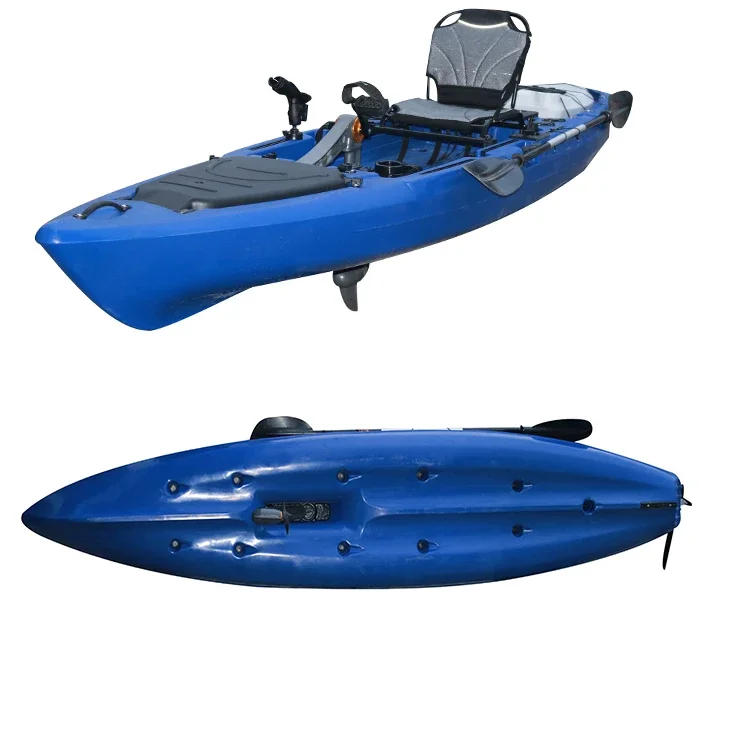 

Best Kayak 13.5ft 1 Person Fishing Kayaks with Propeller Pedal Drive Pick Up At The Port