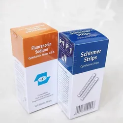 Ophthalmic test paper Indian fluorescent strip Indian tear secretion filter strip crystal luciferin sodium