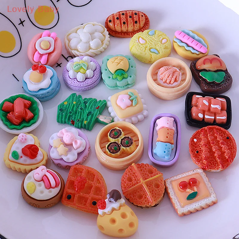 【BBS】10 pezzi mini giocattoli alimentari per casa delle bambole decorazione della cucina per casa delle bambole accessori per casa delle bambole per bambini giochi di imitazione giocattolo