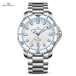 Seagull Men's Watch relogio masculino 30Bar Diving Luminous Automatic Mechanical Wristwatch Sapphire Crystal montre homme 1212