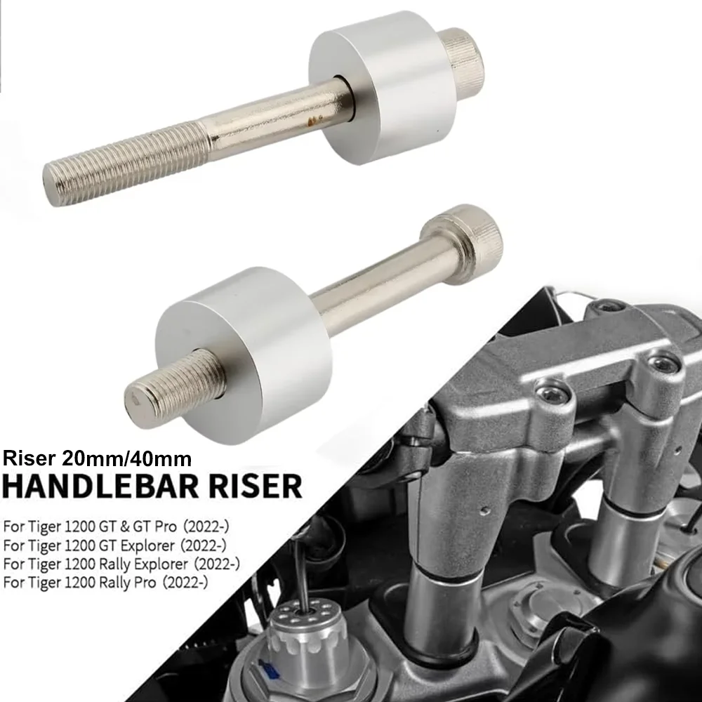 For Triumph Tiger 1200 Tiger1200 GT Pro Explorer Rally 2022 2023 Motorcycle Handlebar Riser Drag Handle Bar Clamp Extend Adapter