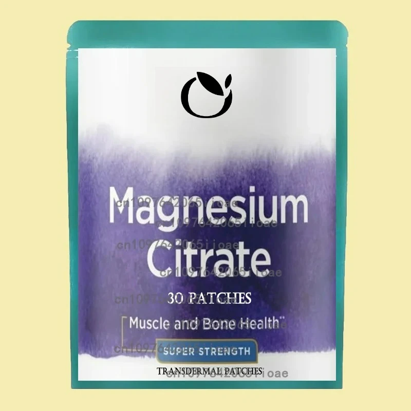 

Magnesium Citrate Transdermal Patches Energy Muscle Immune System Support 30 Patches