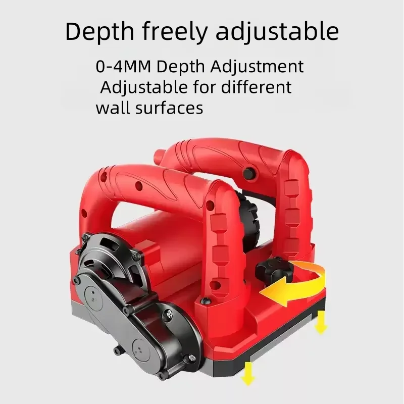 Wall planer high-power no dead end, shovel wall rough planer, concrete white gray wall refurbishment, shovel putty artifact