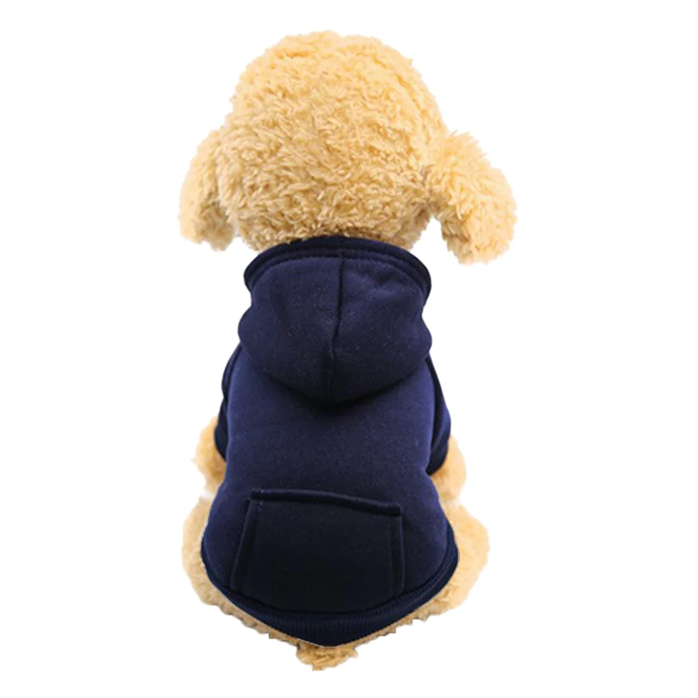 Pet Warm Coat Navy … - image