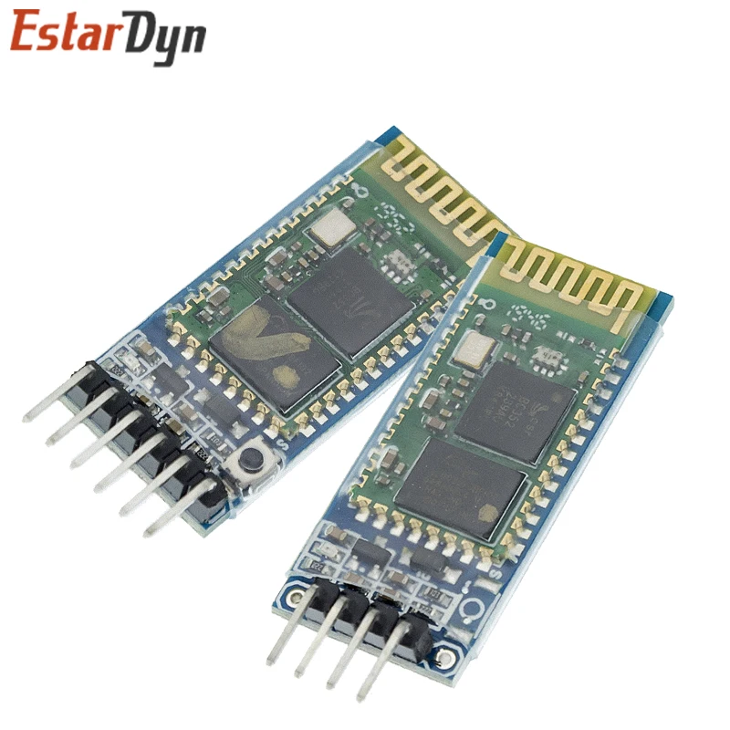 HC-05 HC-06 Master-Slave 6Pin/4Pin Anti-Reverse, Integrated Bluetooth Serial Pass-Through Module, Wireless Serial for Arduino