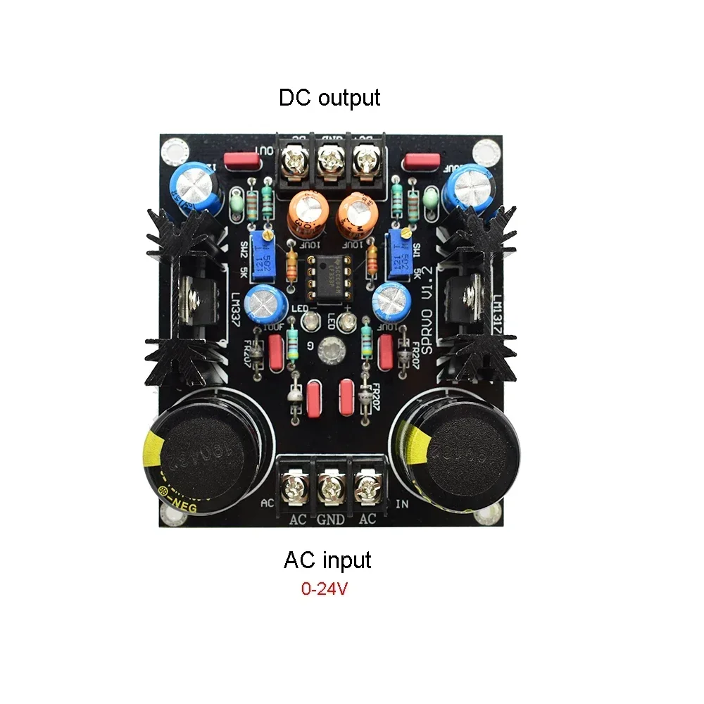 LM317 LM337 Servo Rectification Filter Power Supply Board AC To DC Filter Power Supply For Amplifier