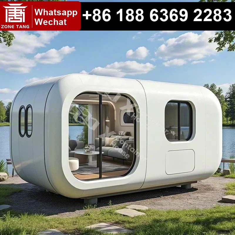 Sustainable Living Homes - الجاهزة وحدات الصلب المقصورة أبل كبسولة
