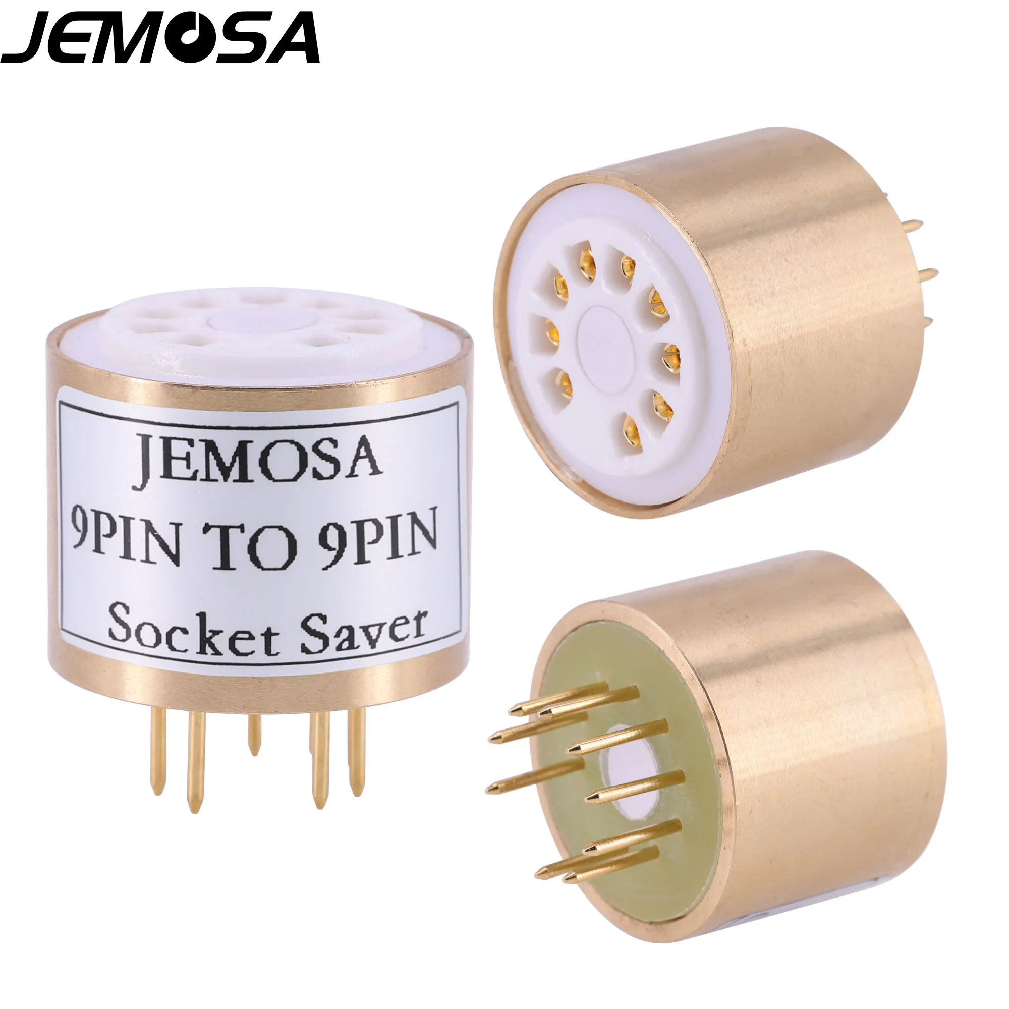 1PC 9Pin Vacuum Tube Saver Test Socket For 6922 E88CC 12AX7 12AU7 ECC82 ECC83 Vintage Tube Amplifier Audio Socket Adapter