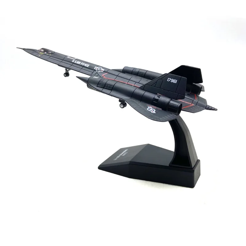 Nsmodel 1:144 Us Air Force Sr-71 Blackbird Aeronave de reconhecimento Liga Modelo de caça Coleção Decoração de mesa