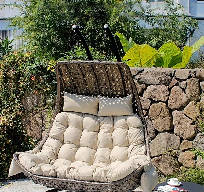 

Hot Sale Hang Swing Home And Outdoor Double Hang Swing Gold Stand