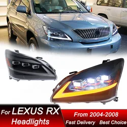Car styling Headlights For Lexus RX RX350 2004-2008 new full LED Assembly Upgrade High Configure Projector Lens Accessories Kit