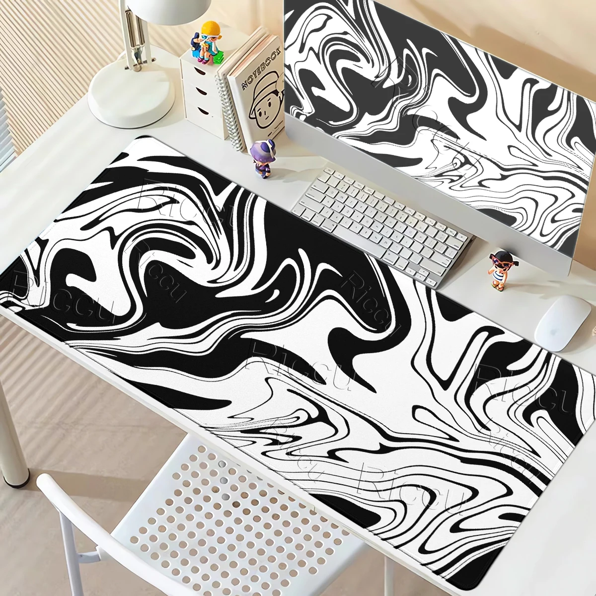 Mousepads Strata Liquid Abstraction PC Laptop Anime Keyboard Nonslip Table Mat Offices Desk Accessories Gamers Decoracion Carpet