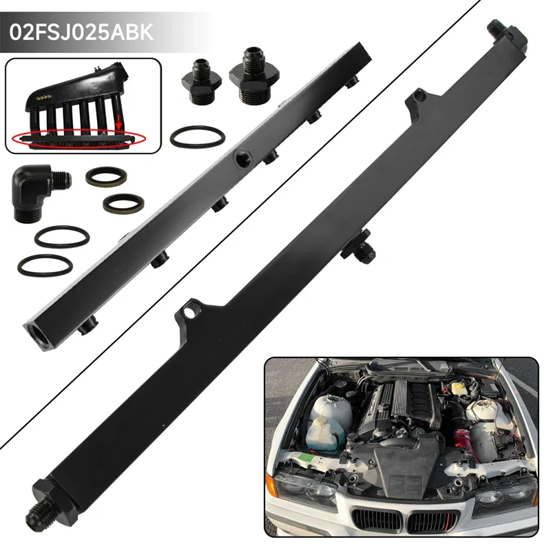 High Quality Fuel Rail Fitting Kit For BMW 3-Series E36 E46 M50 M52 M54 325i 328i 323i M3 Z3 E39 528i Engine Black/Blue