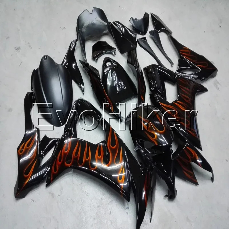 

Full fairing kits for ZX10R 2008 2009 2010 ZX-10R 08 09 10 red flames bodywork kit motorcycle panels