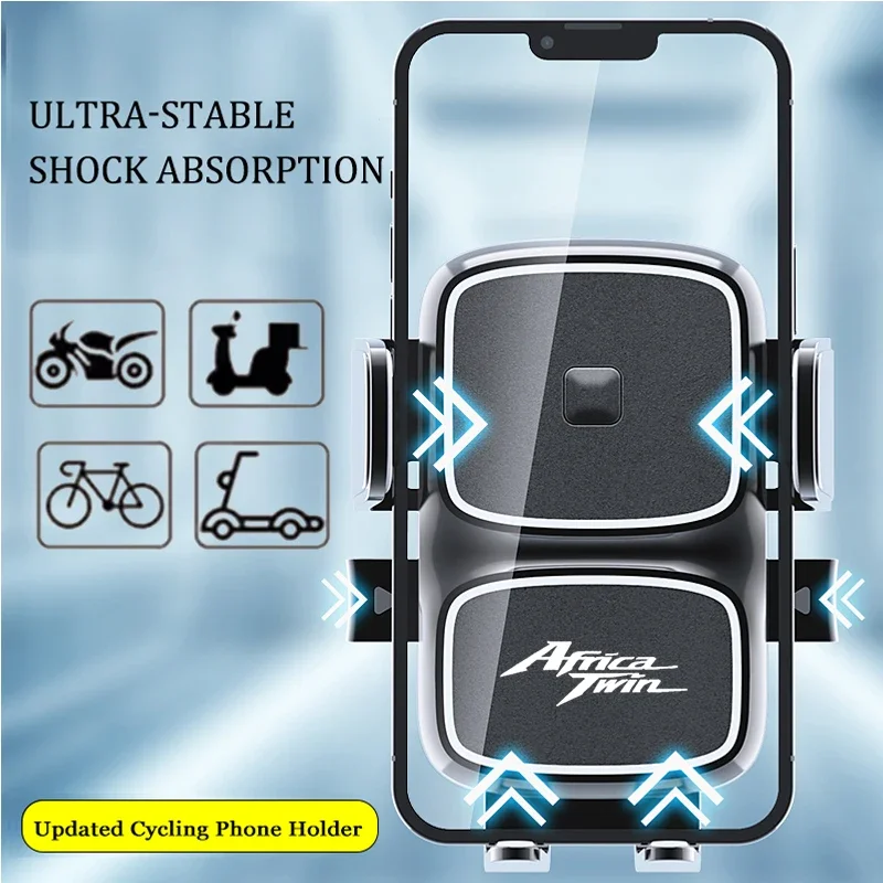 For Honda Africa Twin Crf1100l Crf1000l Crf 1000 1100 L  Custom LOGO Mobile Phone Holder GPS Stand Bracket Motorcycle Accessorie