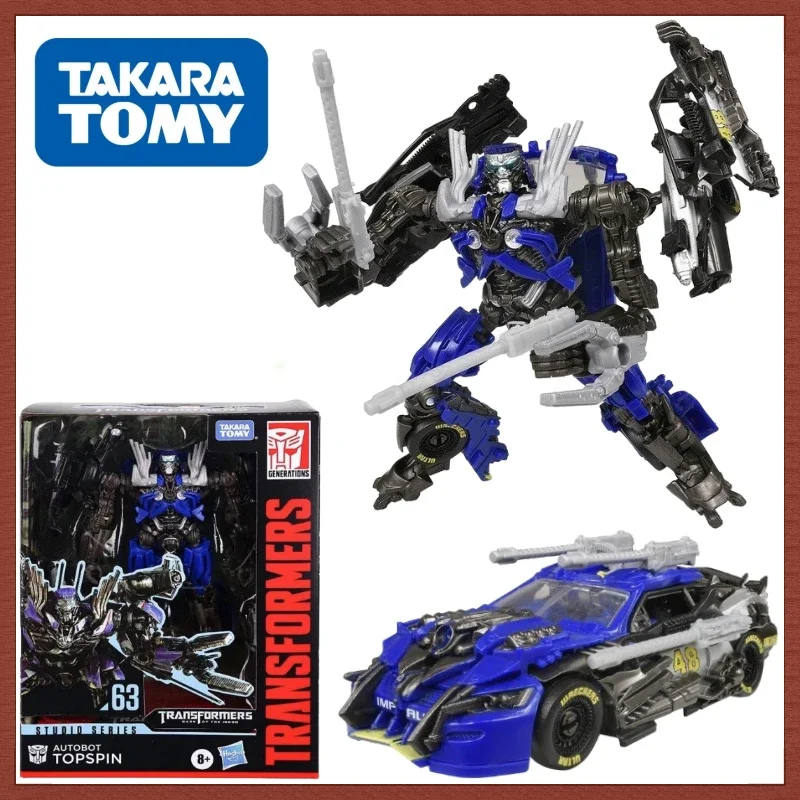 In Stock Takara Tomy Transformers SS Series SS-63 D-Class Topspin Action Figures Robot Collectible Model Toys Boy Car Gifts