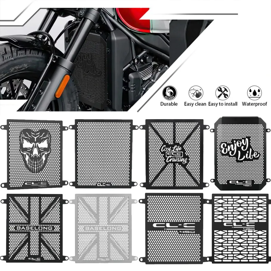 

Motorcycle FOR CFMOTO CF MOTO 450 CLC 450 Bobber CLC450 450CLC Radiator Grille Guard Cover Protector 2023 2024 2025 Accessories