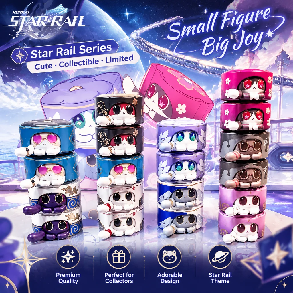 Honkai Star Rail Ruan Mei Creations Vol 2 Blind Bag Mini Figure Mystery Box Desk Decor Collectible Gift