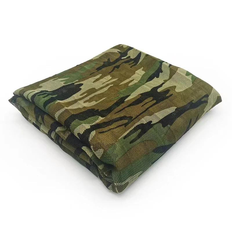 300D Camouflage Sackleinen Mesh Stoff Sonnenschutz Schatten Camo Net Gartenzaun Dekoration Outdoor 1,5 m breite Markisenabdeckung – Detail 4