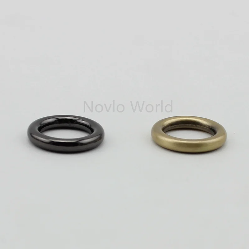 Nolvo World 20-100pcs 5 colors Welded circle ring 3.5mm wire,14mm 1/2 inch small sewing metal alloy Round rings