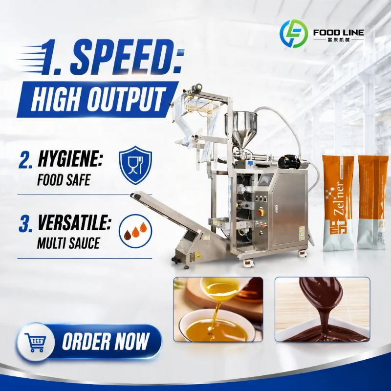 Vertical Automatic Packaging Small Bag Tomato Filling Tomato Sauce Liquid Packaging Machine Customized