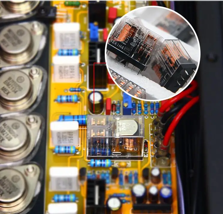 HIFI E800 200W+200W High-Power HIFI Amplifier 15024 15025 Gold Sealed Tube RCA XLR Balanced Remote control Amplifier Audio