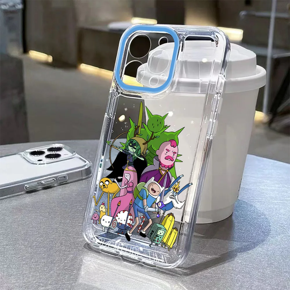 الكرتون مغامرة الوقت قضية الهاتف ل Xiaomi Mi 14 13 12 11 10 10T 14T Poco X6 F5 F4 X7 X4 X3 NFC لايت GT Pro 4G 5G واضح TPU