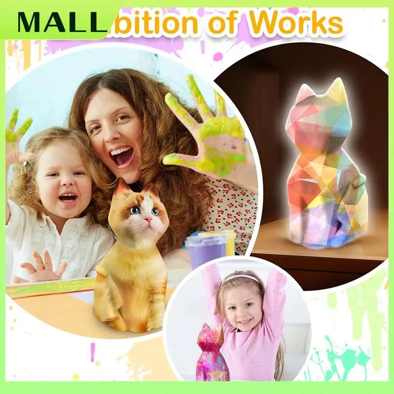 MALL Your Own Cat Light Kit Painting Kit Arts And Crafts Suitable For Art Supplies Birthday Gifts