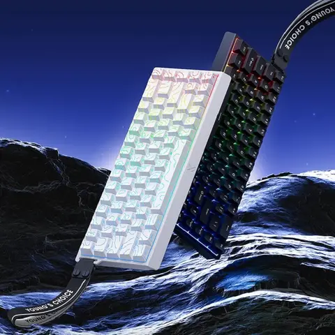 Ace60 magnetic keyboard,Gaming keyboard, wired  61 keys keyboard, ergonomic design, support for mixed axis gameplay