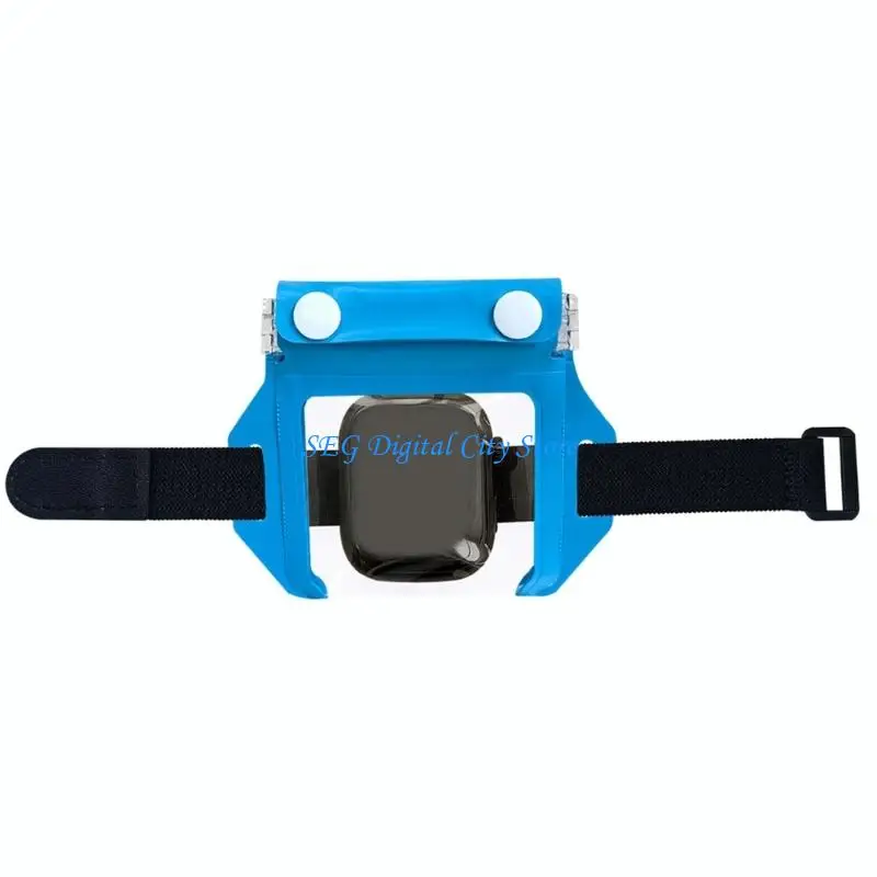 U75B Touch-Friendly Kids Smartwatch Waterproof Clear Window PVC Protector for Outdoor Play, Rainy Day Wear