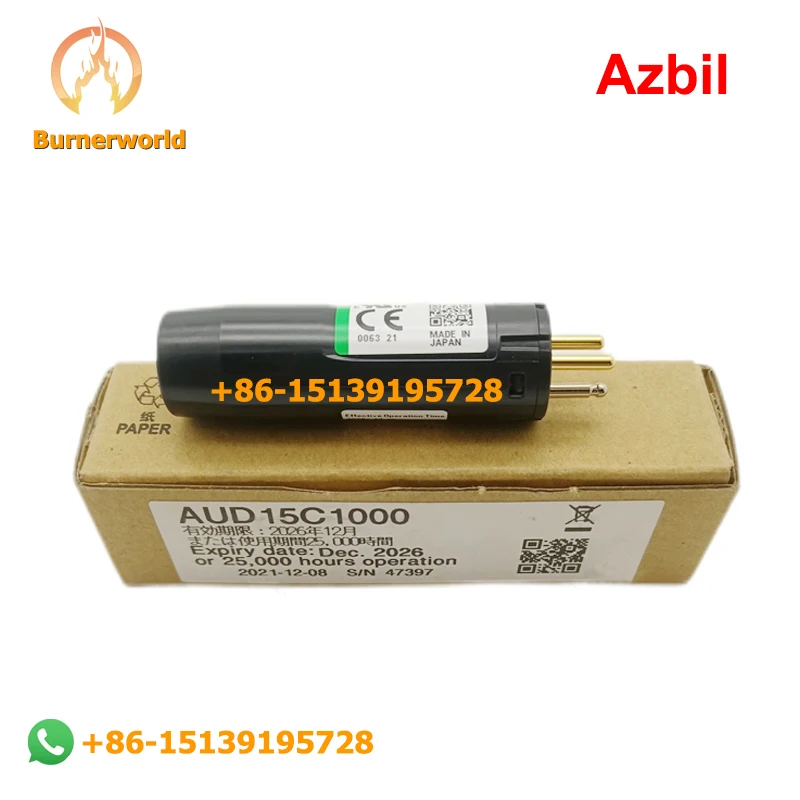 Japan AZBIL Flame Detector AUD15C1000 flame watcher AUD100C1000