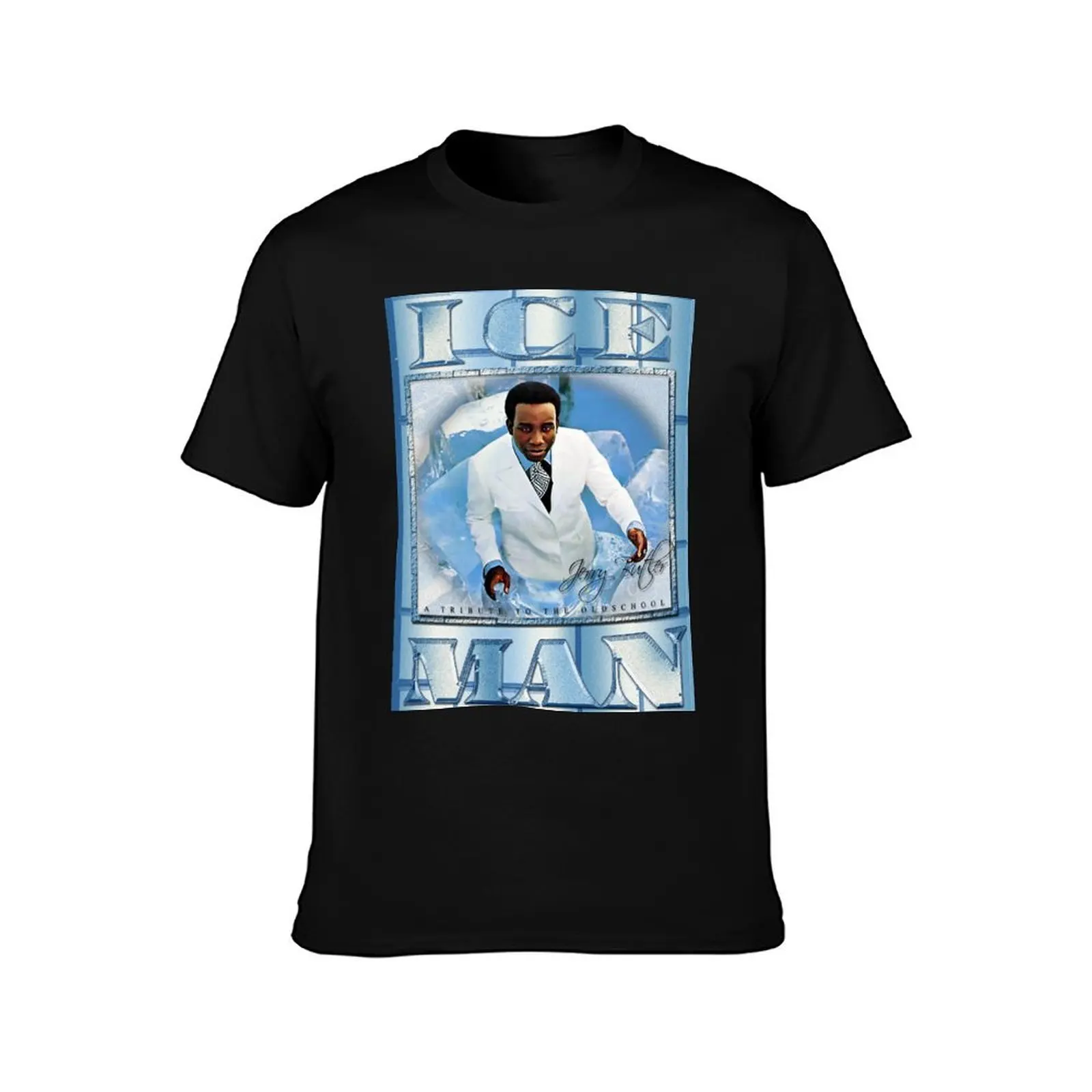 Jerry Butler The Ice Man D-1 Poster T-Shirt No Iron Casual Short Sleeve Top