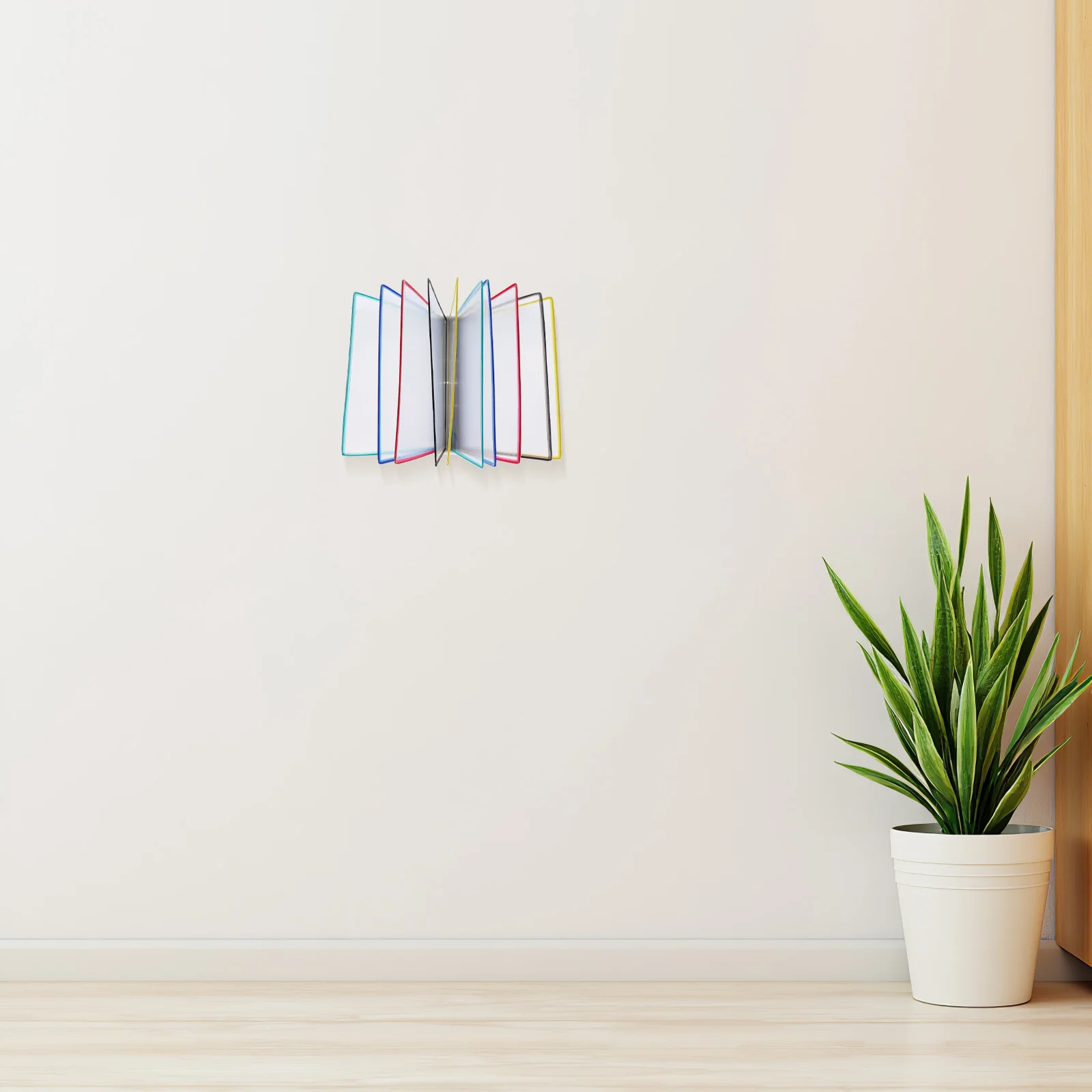 

10-струнный настенный держатель для файлов, настенная стойка для демонстрации документов, держатель для офисной папки с файлами, подвесная стойка для журналов, экономия места