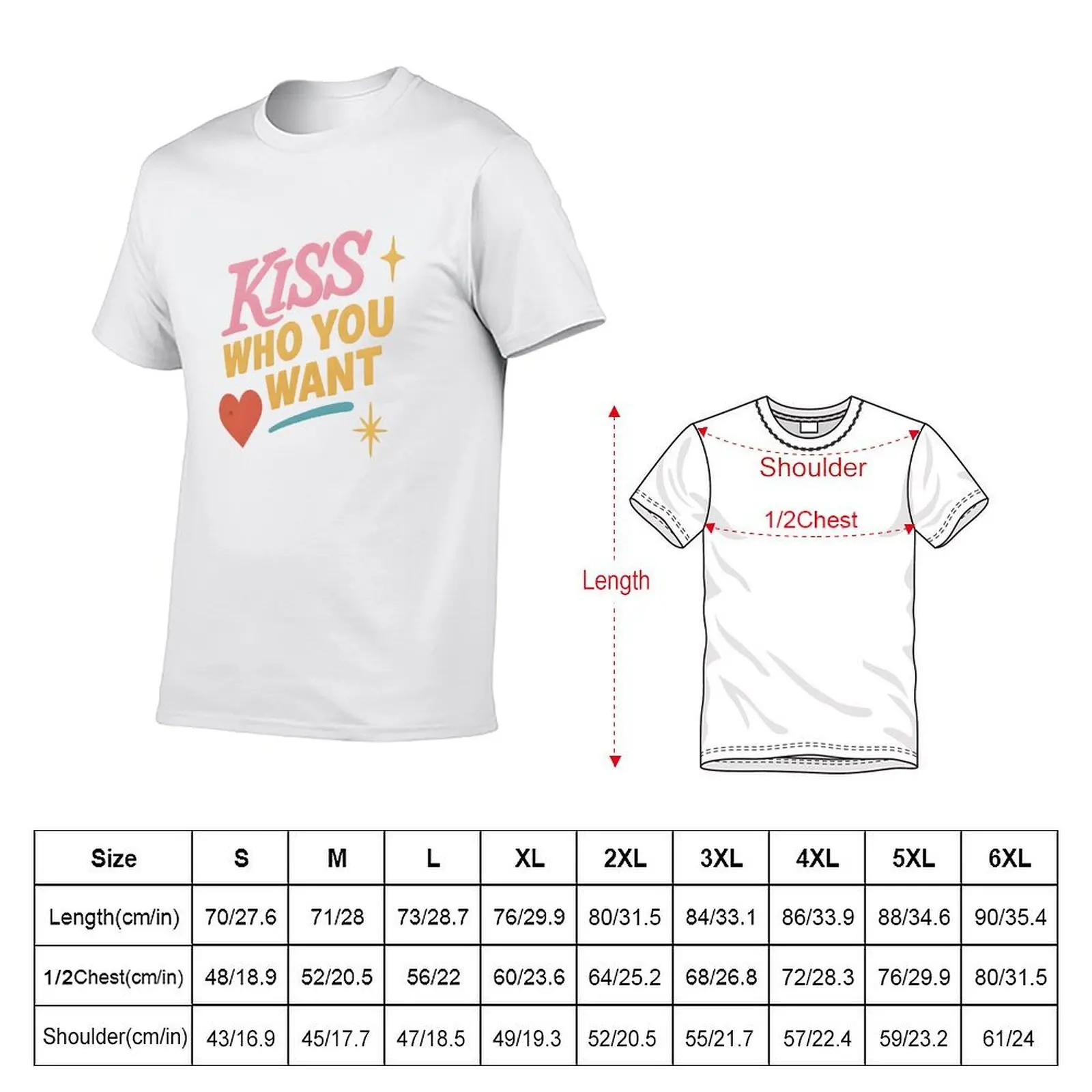 Kiss Who You Want – Pride Typography T-Shirt black cotton t-shirt plain for man package man tshirt funny t shirts cotton T-shirt