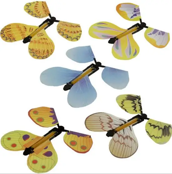 

960pcs DHL Magic Toys Hand Transformation Fly Butterfly Magic Tricks Butterflies Novelty Surprise Prank Joke Trick To YH378