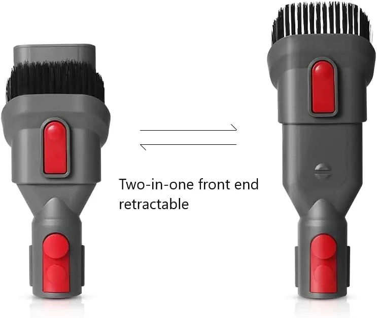 2-in-1 dust Removal Soft Brush for Dyson V7 V8 V10 V11 V15 Cordless Vacuum Cleaner Cleaning Accessory Replacement Parts