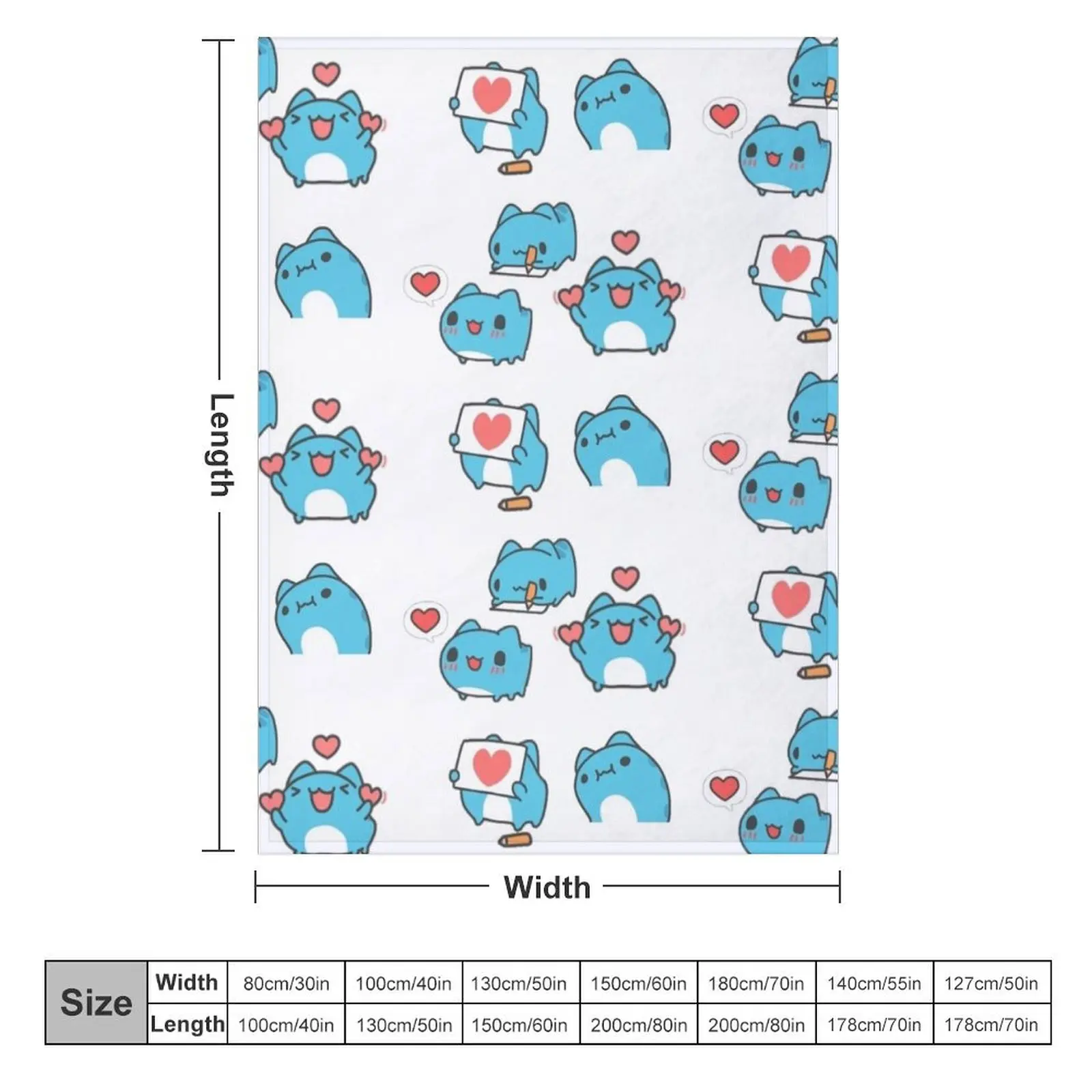 Comic cat/ bugcat/ bugcat capoo Throw Blanket Extra Large Throw Thin Blankets