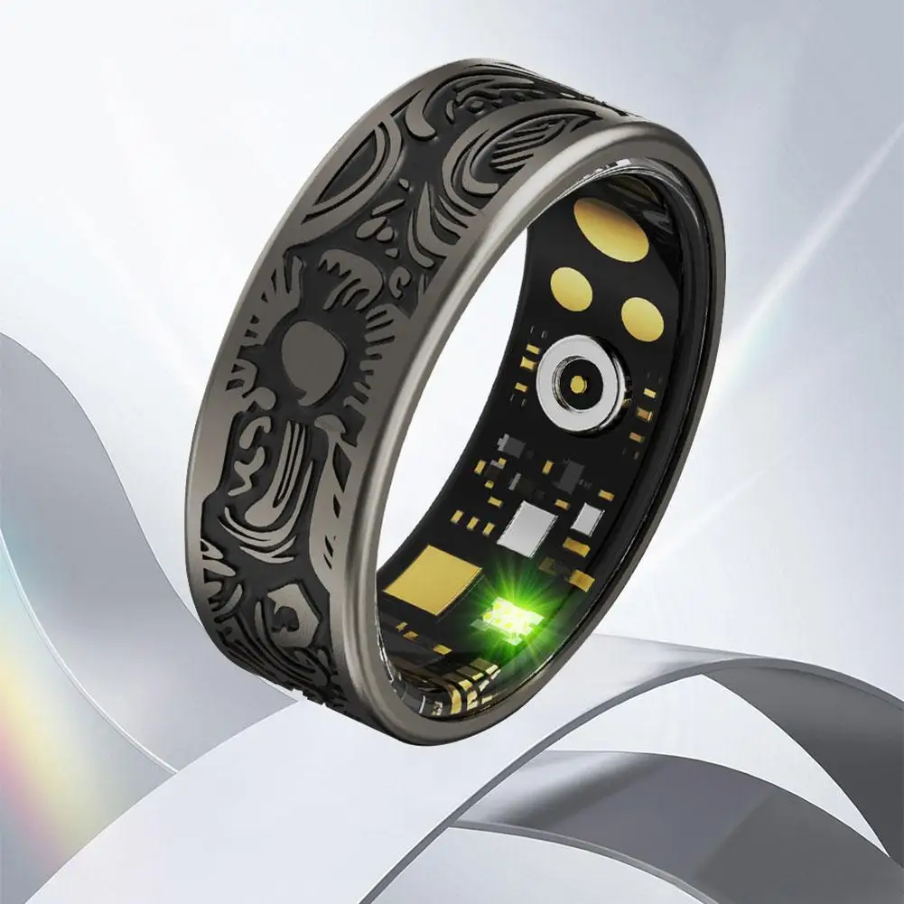 

Smart Ring W9 Unisex Sports Fitness Heart Rate Blood Oxygen Sleep Tracking Waterproof Wearable