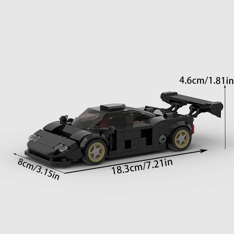 Ensemble de modèles d'assemblage de voitures de course cool et à la mode, adapté comme anniversaire, Halloween, cadeaux de noël, ainsi que pour la collection