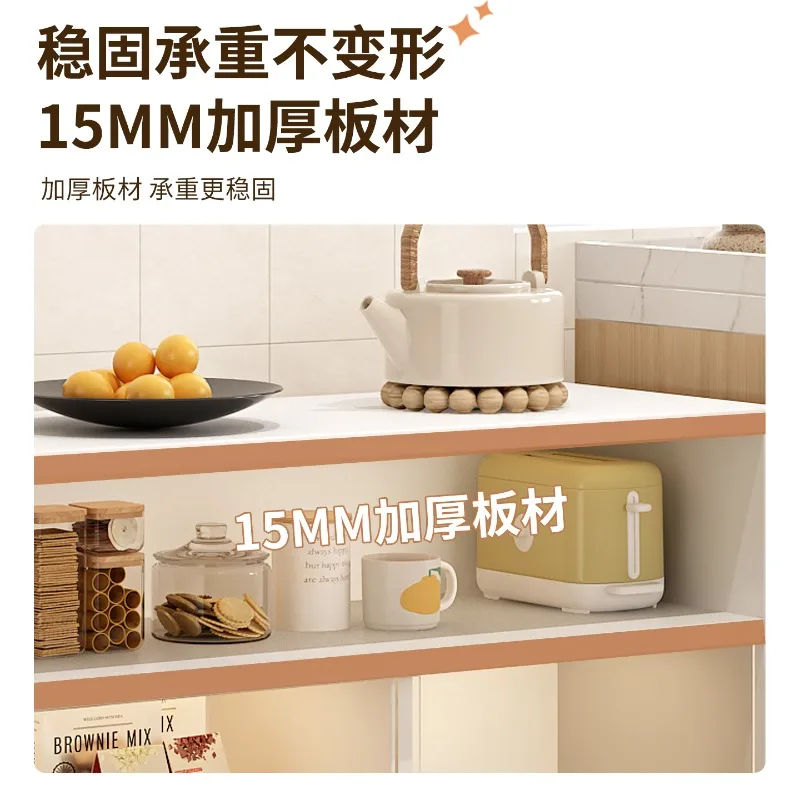 Book shelf Multi-layer baffle wooden board Small mobile sofa Narrow side frame Simple wind Children's toy storage rack