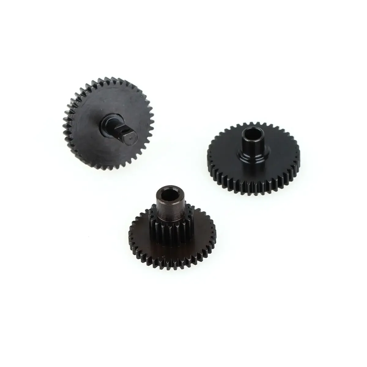 LCX Racing 1/18 RC Crawler Trcuk CNC Hard Steel Transmission Gear Set Gearbox Gears for Traxxas TRX4M Upgrades Parts Accessories