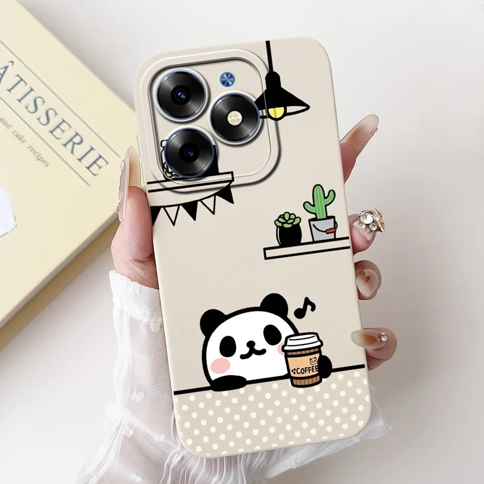 For Infinix Hot 40 Pro Case Popular Flower Pattern Shockproof Silicone Full Cover For Infinix Hot 40 40i X6836 X6528B Hot40 Etui