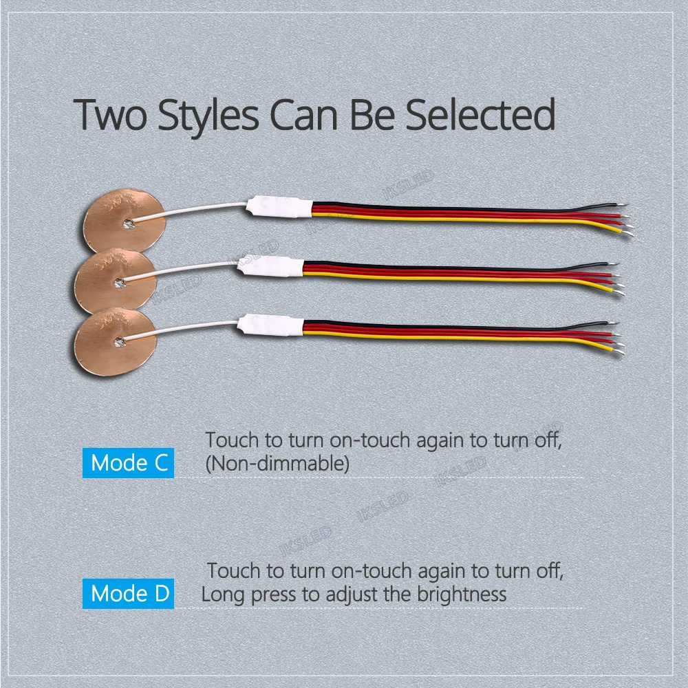 DC3.7V5V12V24V Mini Touch Sensor Switch Copper Foil Partition Touch Switch LED Dimming Controller Penetrating Wood Board Glass