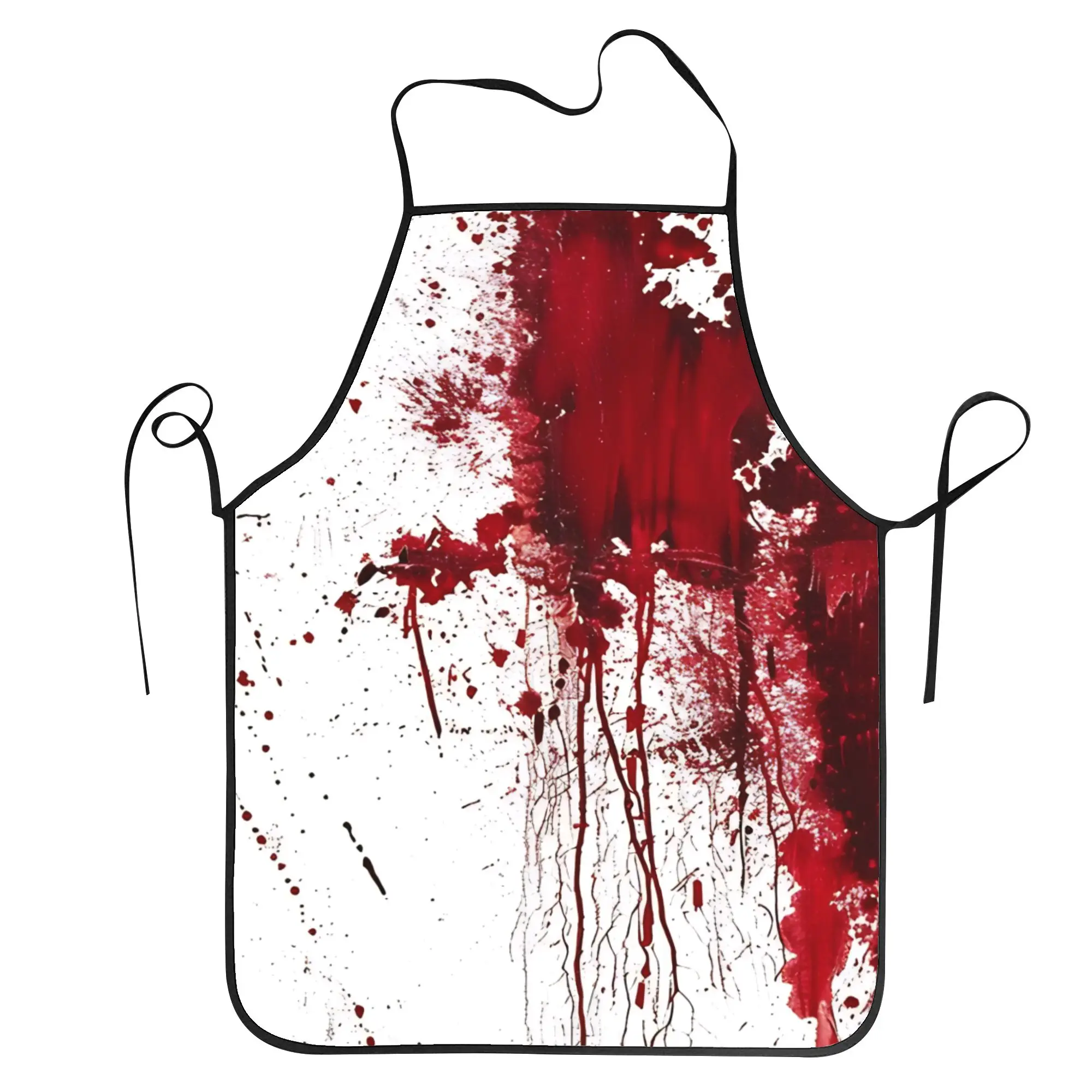 Blood Splatter(2) Apron  Household Fashionable Kitchen Accessories Manicure Work Aprons without Pocket