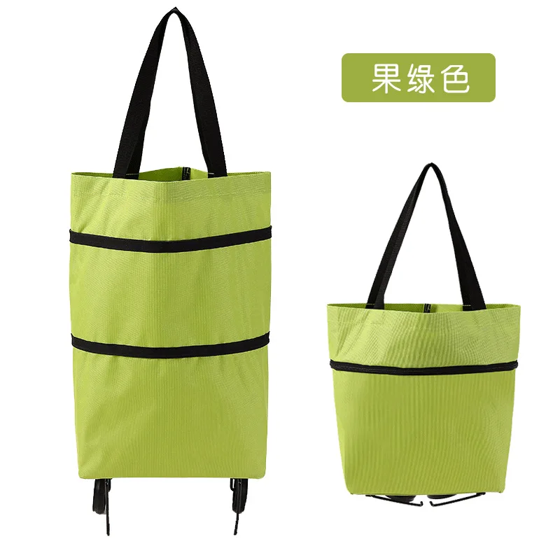 Folding Shopping Bag Shopping Buy Food Bag on Wheels Bag Buy Vegetables Shopping Organizer Portable Bag Kitchen Accessories