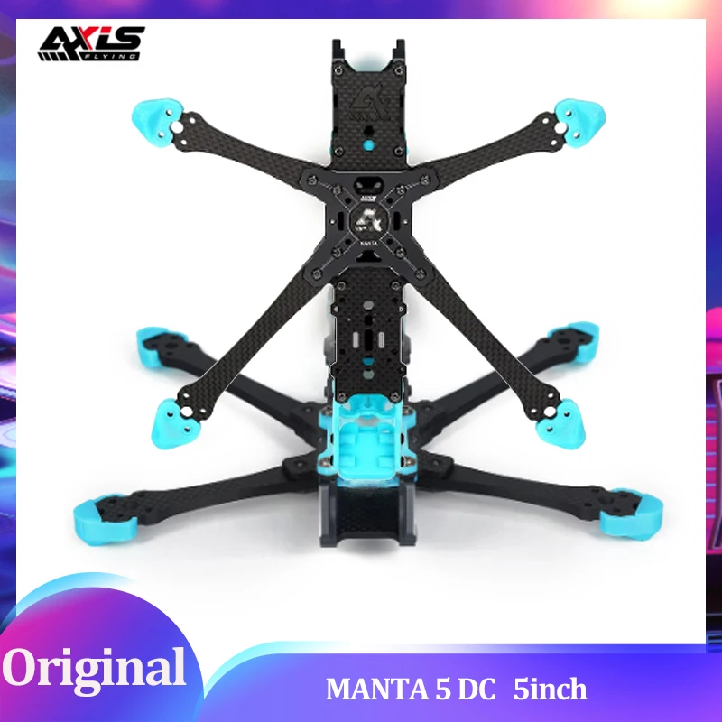 

MANTA 5 DC Carbon Fiber FPV Frame Unobstructed Camera View for DJI O3 5" Prop Compatible 229mm Wheelbase Aluminum-Carbon Hybrid