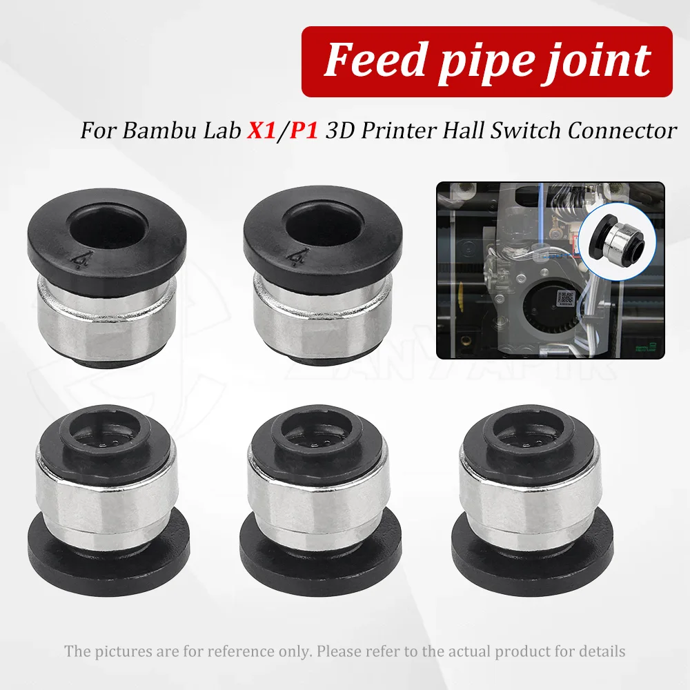 

Для Bambu Lab X1 P1P P1S A1 3D-принтер Трубка из ПТФЭ Переключатель Холла Пневматический разъем 1,75 мм Экструдер накаливания Детали 3D-принтера