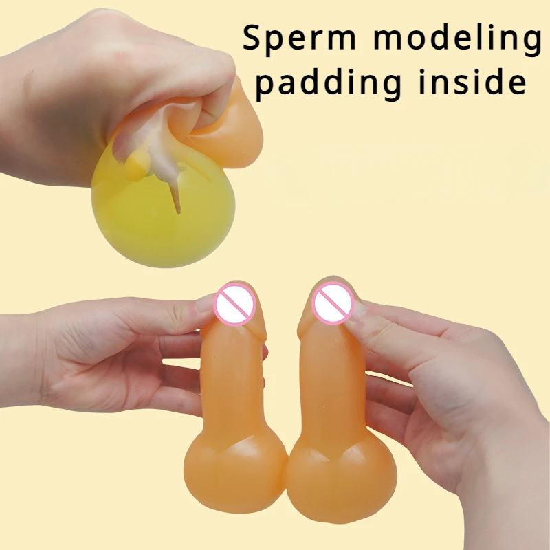 Simulation Penis Stress Reliever Toys Adult Fun Squishy Toys Stretch Not Deform antistress toy home decor Gift