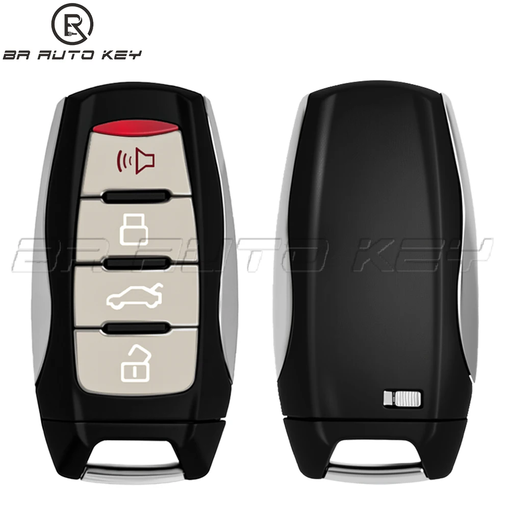 Fob Kunci Remote Mobil 4 Tombol untuk Great Wall Haval Jolion F7 F7X H2S H4 H6 2018 2019 2020 2021 433Mhz ID47/ID4A Chip
