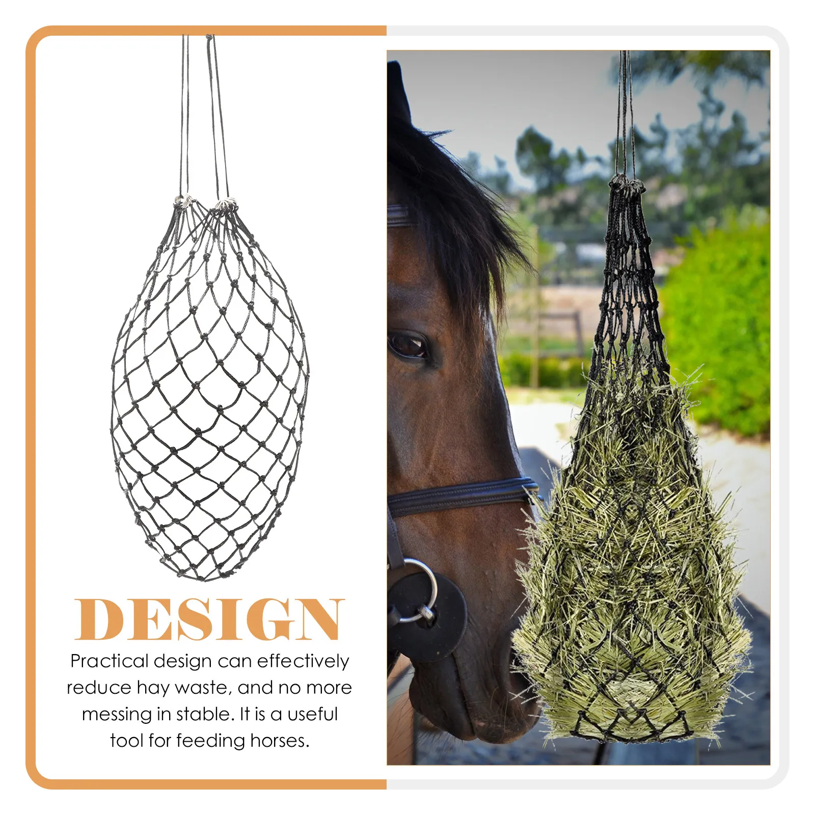Horse Feeder Portable Hanging  - Mesh Feeder Bag recension och pris